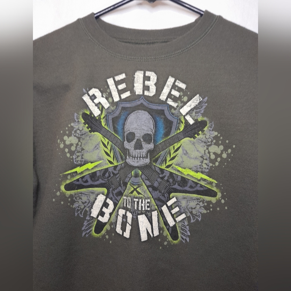 Rebel To The Bone Youth Sweatshirt Size Small
